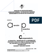 APC LENGUA ESCRITA Y MATEMÁTICAS 1ro Y 2do GRADOS