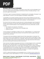 MediaRelease_BundarraBecomingSustainable_30May2010