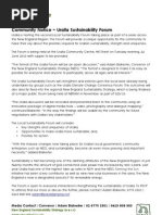 MediaRelease_CommunityNoticeUrallaSustainabilityForum_11June2010