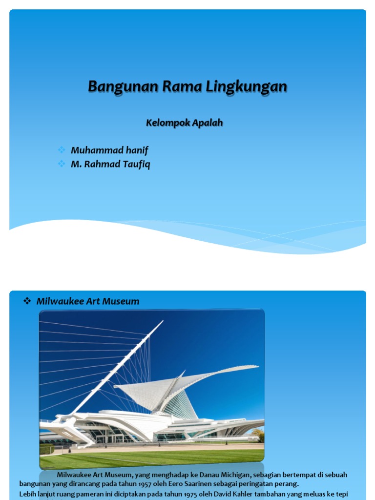 Tugas Bangunan Rama Lingkungan, Taufik & Hanif | PDF