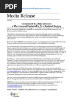 NESSIE 24.9.08 Thriving Sustainable New England Region