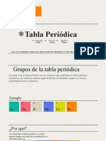 Presentación de La Tabla Periódica