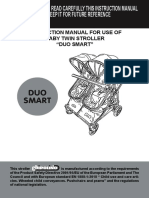 Baby Twin Stroller Instruction Manual