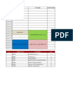 Beda Y1s1 Schedule