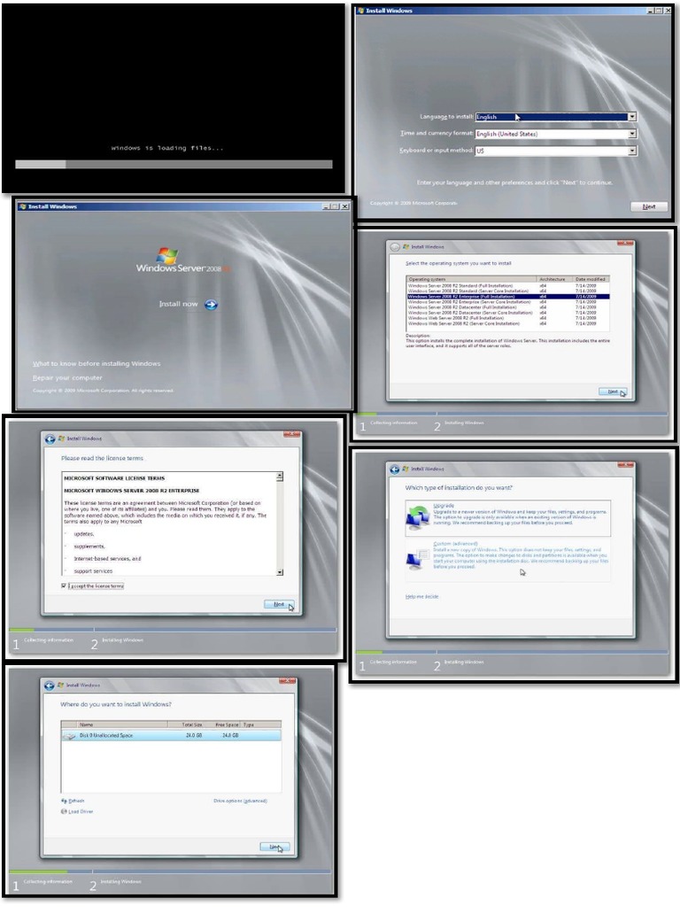 Windows Server Installations Steps | PDF
