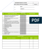 Formato de Inspección de Bodegas de Insumo