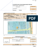 Solicitud de certificado de informaciones previas para terreno en Antofagasta