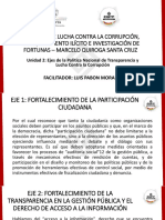 Ley contra corrupción Bolivia eje participación ciudadana