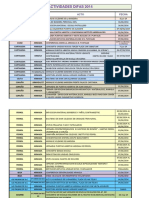 Actividades Difas 2014