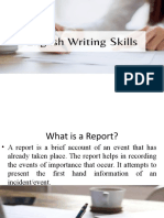 Report Writing