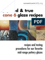 15 Tried and True Cone 6 Glaze Recipes