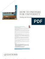 How To Prepare For University-Reading