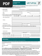 VRT Vehicle Purchase Details Form | PDF