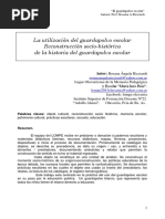 Reconstrucción Socio Del Guardapolvo