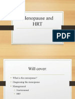 Menopause and HRT