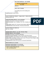 P2-F 2022-2023 Academic Year Fall Term Testing Checklist