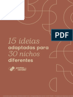 15 Ideias para 30 Nichos Postarpravender