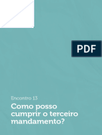 17 - Como Posso Cumprir o Terceiro Mandamento