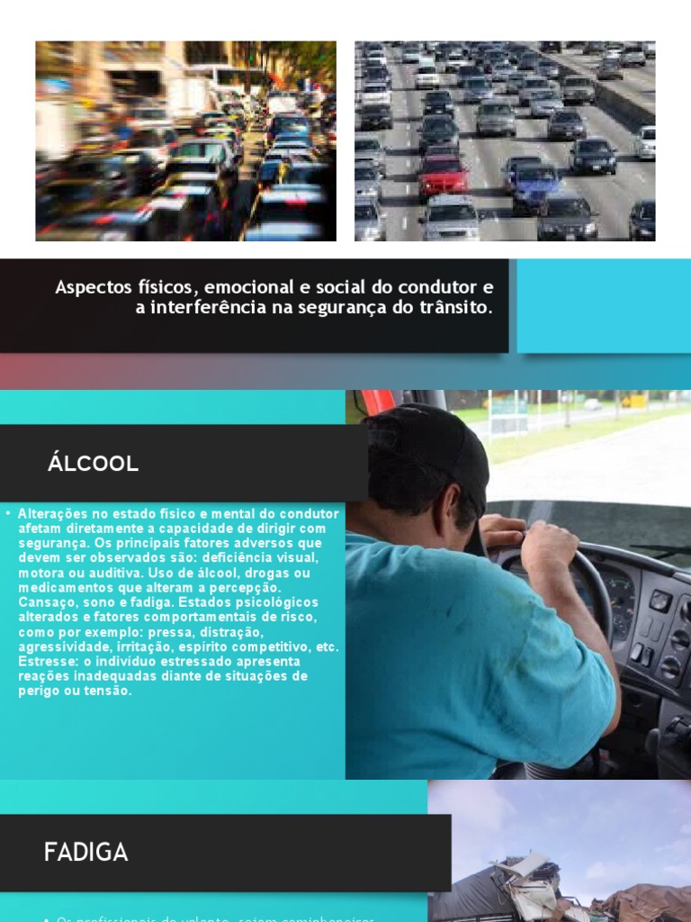 Aspectos Físicos, Emocional e Social Do Condutor e A Interferência Na ...