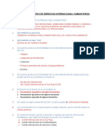 Banco de Preguntas de Derechos Internacional Humanitarios