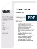 Vladimir Guicin CV