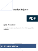 Mechanical Injury Types