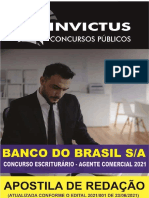 Banco Do Brasil 2021 Apostila de Redaao Invictus