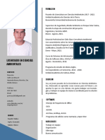 Formación y experiencia profesional Licenciado Ciencias Ambientales