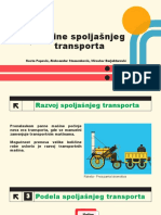 PP Prezentacija Spoljasnji Trasport