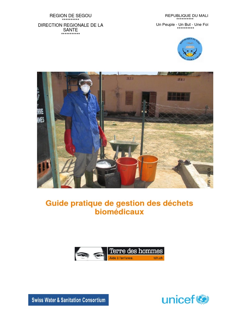Annexe J.5 Guide Pratique de Gestion Des Dechets Biomedicaux TDH | PDF ...