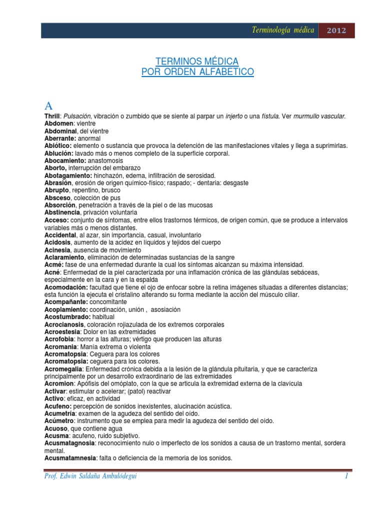 Manual de Terminologia Medica N°2 | PDF | Ojo humano | Alergia