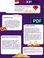 Infografía de Educación de La Batalla de Tucumán Celeste y Caqui Ilustrada