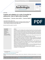 Creation and Validation of A Scale of Sexuality For Adolescents