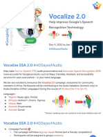 Vocalize SSA 2.0_Campaign Guide