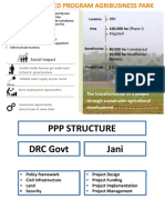 DRC - Jani Intrnational Agribusiness Park Project Proposal Brief Phase01
