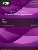 AULA 1 - Materiais - Parte 1 - Tubos