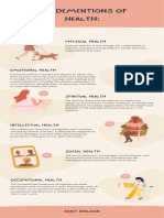 Cream Illustration Self Care Guides Infographic