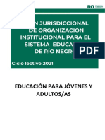 Educacion Para Jovenes y Adultos Plan Jurisdiccional de Retorno a Las Clases Presenciales