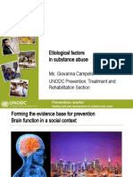 Etiological factors in substance abuse