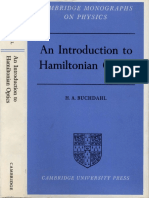 Buchdahl An Introduction To Hamiltonian Optics BUNITO