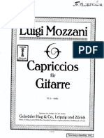 Mozzani Luigi 6 Capriccios Fur Gitarre 4887