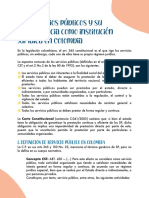 Los Servicios Públicos y Su Permanencia Como Institución Jurídica en Colombia