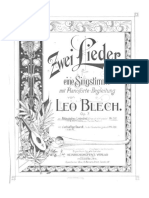 Zwei Lieder Op7 Leo Blech