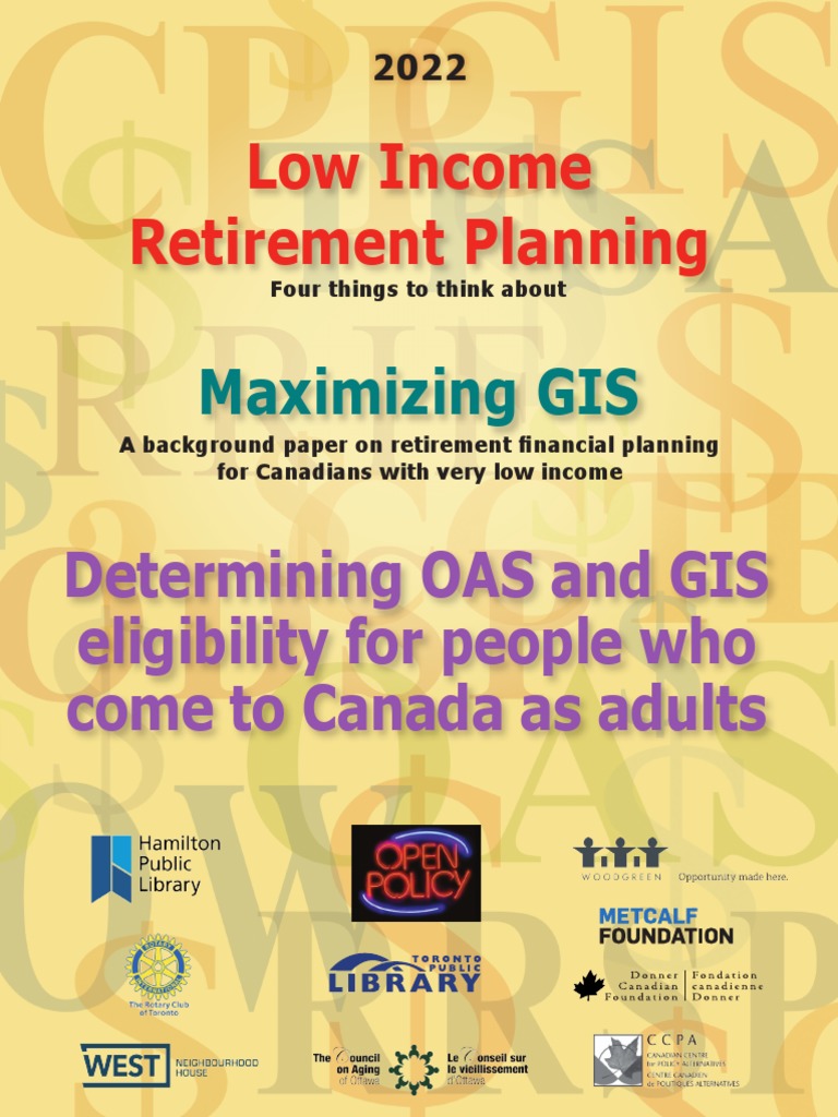 Low income maximizing gis determining oas and gis english booklet