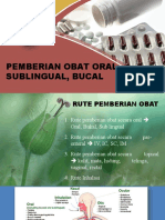 Praktikum Pemberian Obat Oral, Sublingual, Bucal