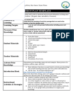 Meg Hillery - Copy of Blank Lesson Plan Template 2022