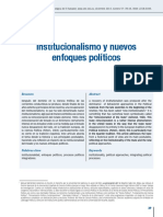 Menéndez - Alzamara Manuel - Institucionalismo y Nuevos Enfoques Políticos