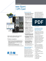 Brochure EATON Power Xpert Gateway UPS Card