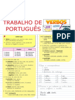 Trabalho de português com dedicação