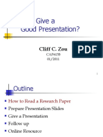 Howto Presentation Zou